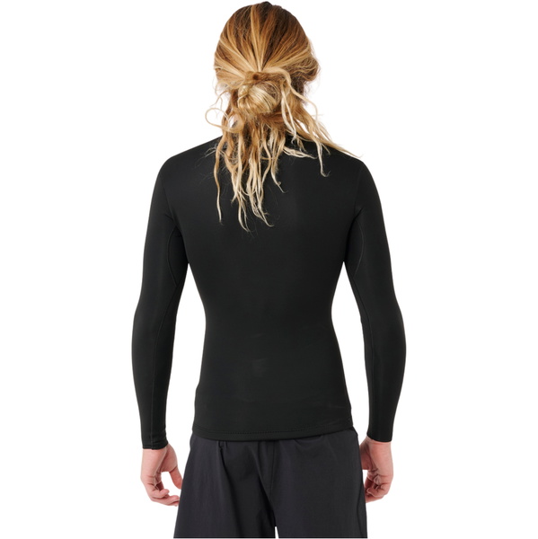 2026 Rip Curl Casaco De Manga Comprida Para Homem Dawn Patrol 1.5mm 12GMWJ - Black